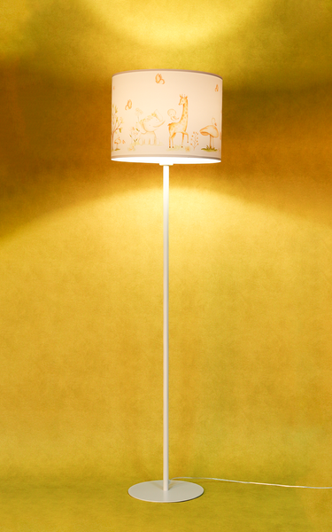 Podłogowa lampa dziecięca w stylu Boho Leśni Przyjaciele