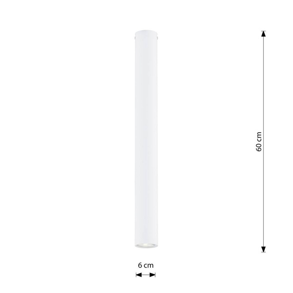 TECNO 1XL WHITE oprawa oświetleniowa