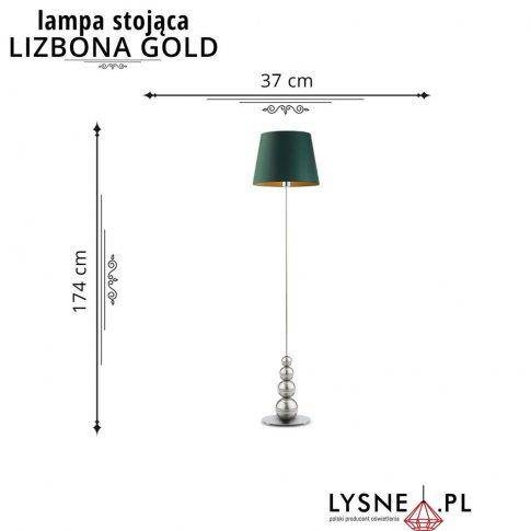 Lampa podłogowa LIZBONA GOLD