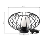 Lampa stołowa KRONOS BLACK 1xE14 MLP4430