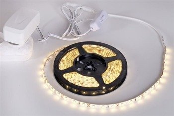 TAŚMA LED 3M +ZASILACZ IP20 B.CIEPŁA EKZ5780