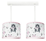 Lampa dla dziewczynki z motywem misia Teddy Pink 3 Koło