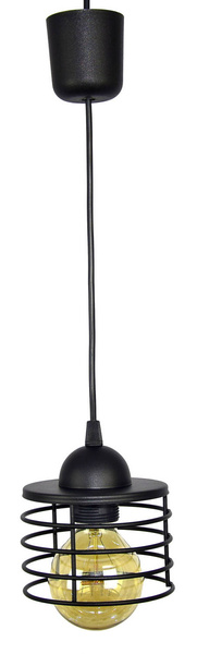 Lampa do pokoju młodzieżowego czarna Koszyk 1