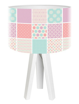 Lampa stołowa do pokoju dziewczynki Pastele