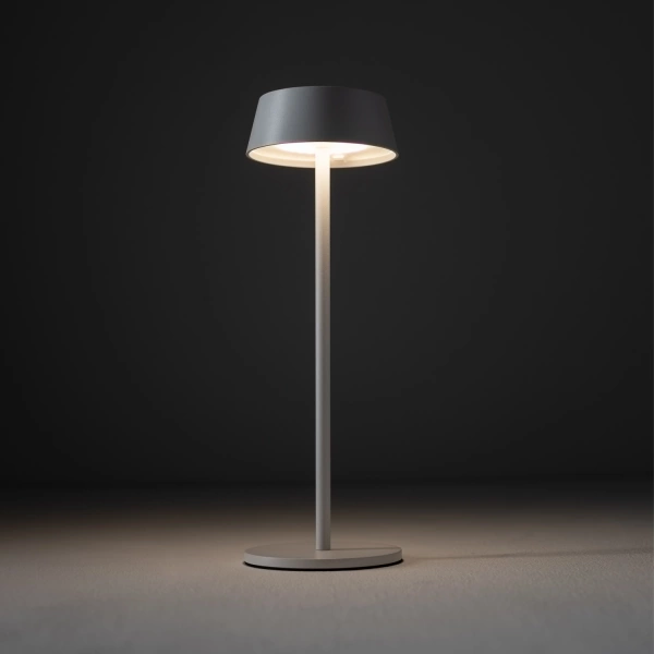 Lampa przenośna AMY LED 2W 3000K 170lm wys.32.5cm szer.10.8 IP54 ściemniacz włącznik | Biały 11531