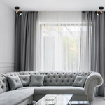 Lampa sufitowa/kinkiet JOKER, MLP6303, czarny/drewno/chrom, 1x8W GU10