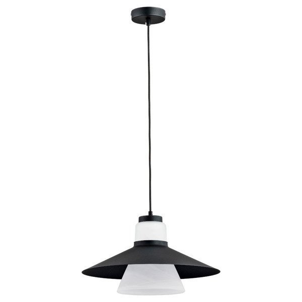 Nowoczesny lampa sufitowa MARVEL I czarny śr. 40cm