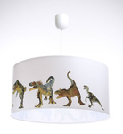 Lampa sufitowa do pokoju chłopca i dziewczynki dinozaury 40 cm