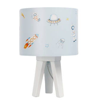 Lampka stołowa dla chłopca i dziewczynki Rakiety w Kosmosie