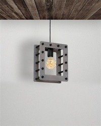 Industrialna lampa wisząca THEO 1xE27 MLP3753