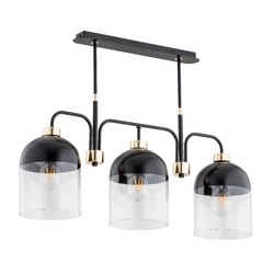 Lampa sufitowa ALFA BOVERY CZARNA 3xE27 20cm | 63001