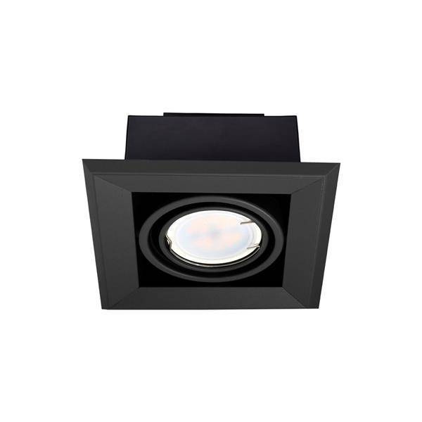 Lampa podtynkowa BLOCCO CZARNA 1 GU10
