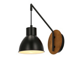 Lampa ścienna kinkiet 1X60W E27 czarny VARIO 21-73495