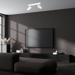 Lampa sufitowa HUDSON, MLP8802, biała, 2x8W GU10