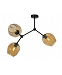 Industrialna lampa sufitowa w stylu Loft  szklane klosze 