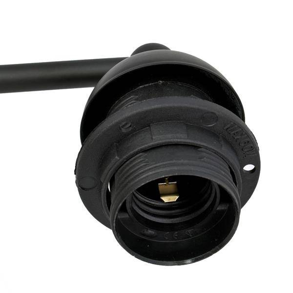 Kinkiet LARS BLACK 1xE27