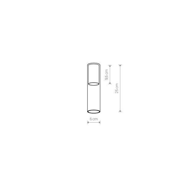8541   Klosz "CAMELEON CYLINDER M BLACK"