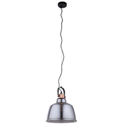 Lampa vintage AMALFI SMOKED I śr 30cm