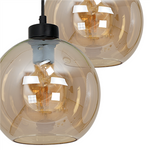 Nowoczesna lampa wisząca koło SOFIA AMBER MLP6584