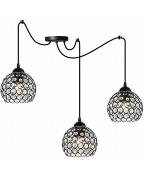 Nowoczesna Lampa wisząca typu Pająk Spider Crystal 3xE27 Led