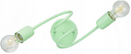 Lampa sufitowa do pokoju dziecięcego seledynowa pastel Mondo 2