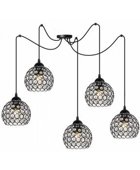 Nowoczesna Lampa wisząca typu Pająk Spider Crystal 3xE27 Led