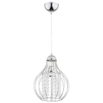 Lampa wisząca ALFA PIRO I CHROM 1xE14 24cm | 60619