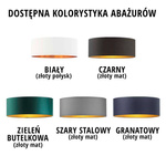 Nowoczesna lampa wisząca Cylinder fi - 30 cm GOLD