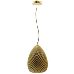 Nowoczesna lampa wisząca FIJI złoty ML5548