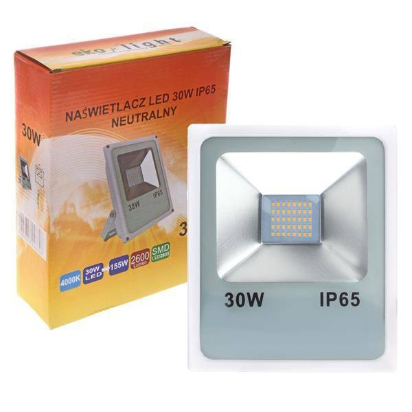 NAŚWIETLACZ LED 30W BIAŁY MLN748