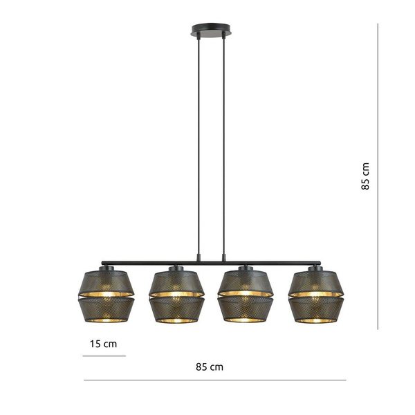 MALIA 4 BLACK/GOLD