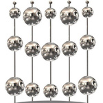 Oprawa ścienna PERLA SILVER LED