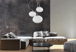 Trzypunktowa lampa wisząca NUAGE kule 7027