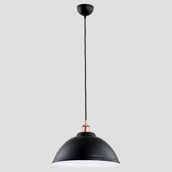Lampa sufitowa IDIFOR I czarny śr. 37cm