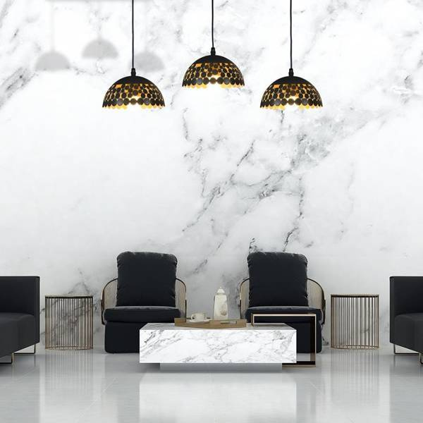 Lampa wisząca LISA, ML6136, czarny/złoty, 3x60W E27 