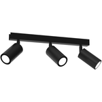 Lampa sufitowa HUDSON, MLP8796, czarna, 3x8W GU10