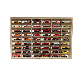 Półka na resoraki Hot Wheels drewniana organizer do pokoju dziecka 54B