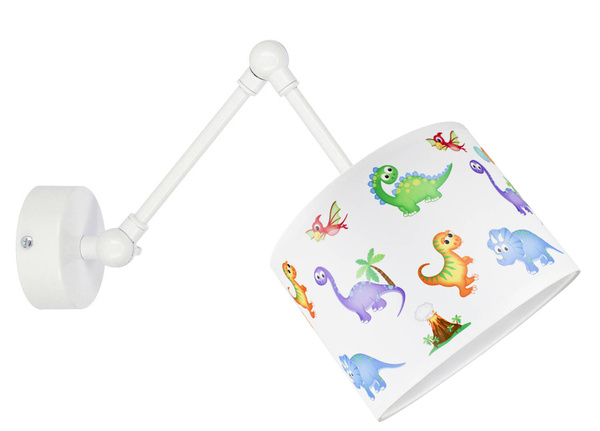 Lampa sufitowa do pokoju dziecka  nowoczesna z dinozaurami  Pająk Dino 4xE27 LED