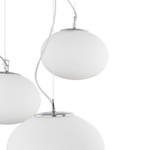 Trzypunktowa lampa wisząca NUAGE kule 7027