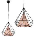 Lampa sufitowa COPPER NET miedź