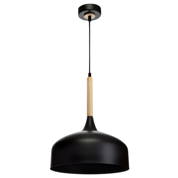 Nowoczesna lampa wisząca TAYLOR BLACK 1xE27 60W MLP6218