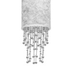 Nowoczesna lampa wisząca ALMERIA SILVER/BLACK 1xE27 MLP6434