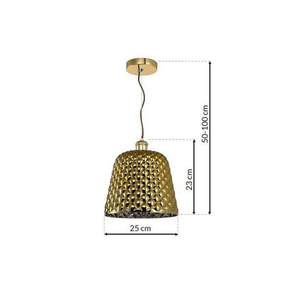Nowoczesna lampa wisząca RIO złoty ML5556