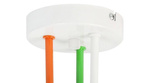 Lampa sufitowa dla dziecka kolorowa Mondo 3 loft