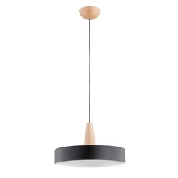 Lampa wisząca ALFA DAKOTA DREWNIANA 1xE27 34cm | 61263