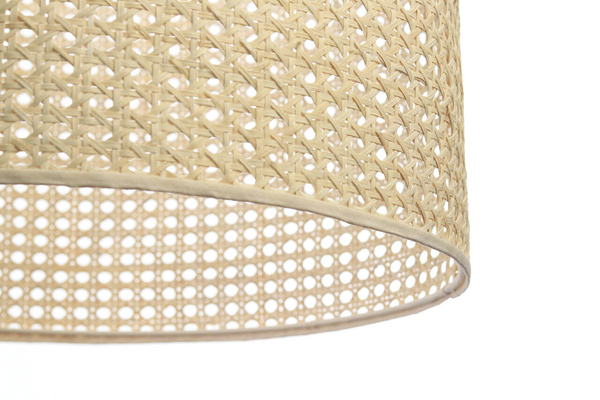 Lampa w stylu Boho Rotang z naturalnego ratanu- średnica 50 cm 