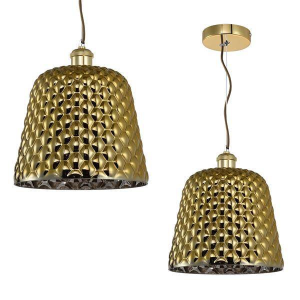 Nowoczesna lampa wisząca RIO złoty ML5556