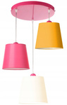 Lampa wisząca do pokoju dziecięcego kolorowa Stożek 3