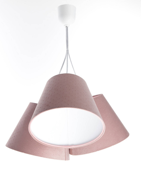 Lampa wisząca do pokoju dziewczynki różowa stożki Jasmine 