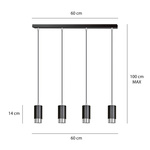 FUMIKO 4 BL/CHROME